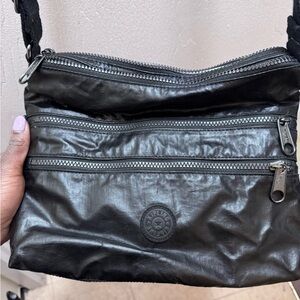 Kipling Charcoal Shoulder Bag